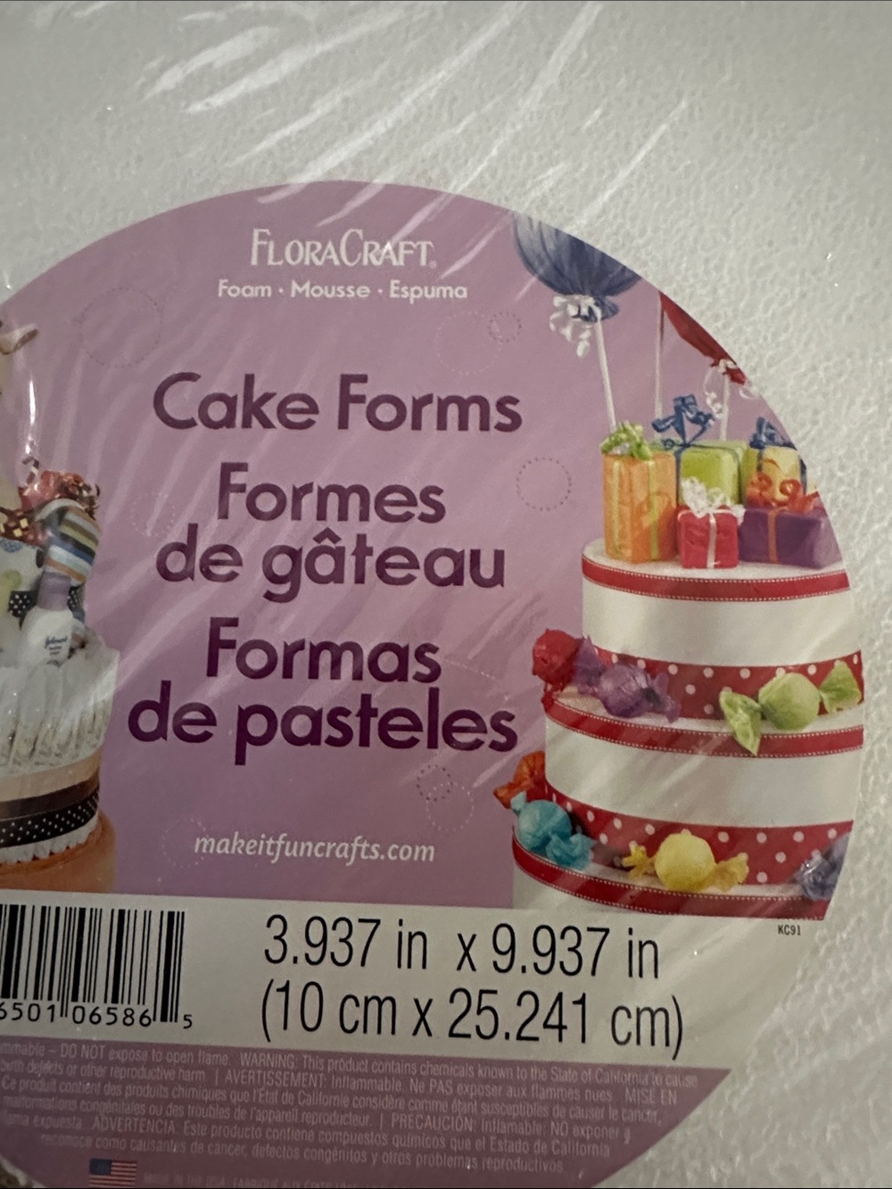 Floral Crsft Cake Forms- Round